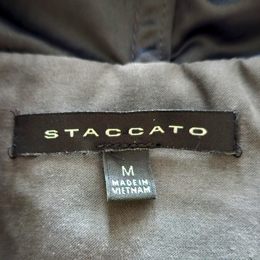 Staccato Charcoal Gray Women's Lightweight Jacket sz medium - Picture 5 of 6